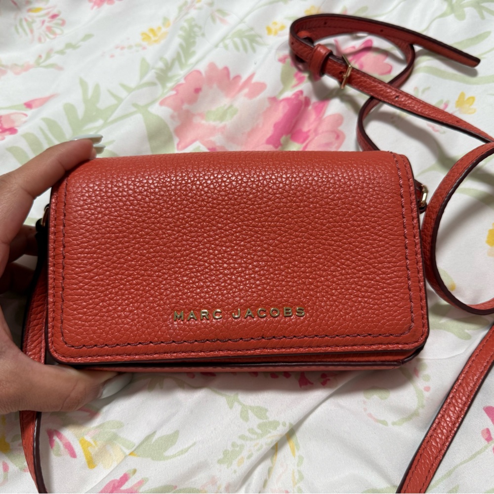 Marc Jacobs Vibrant Red Crossbody Bag